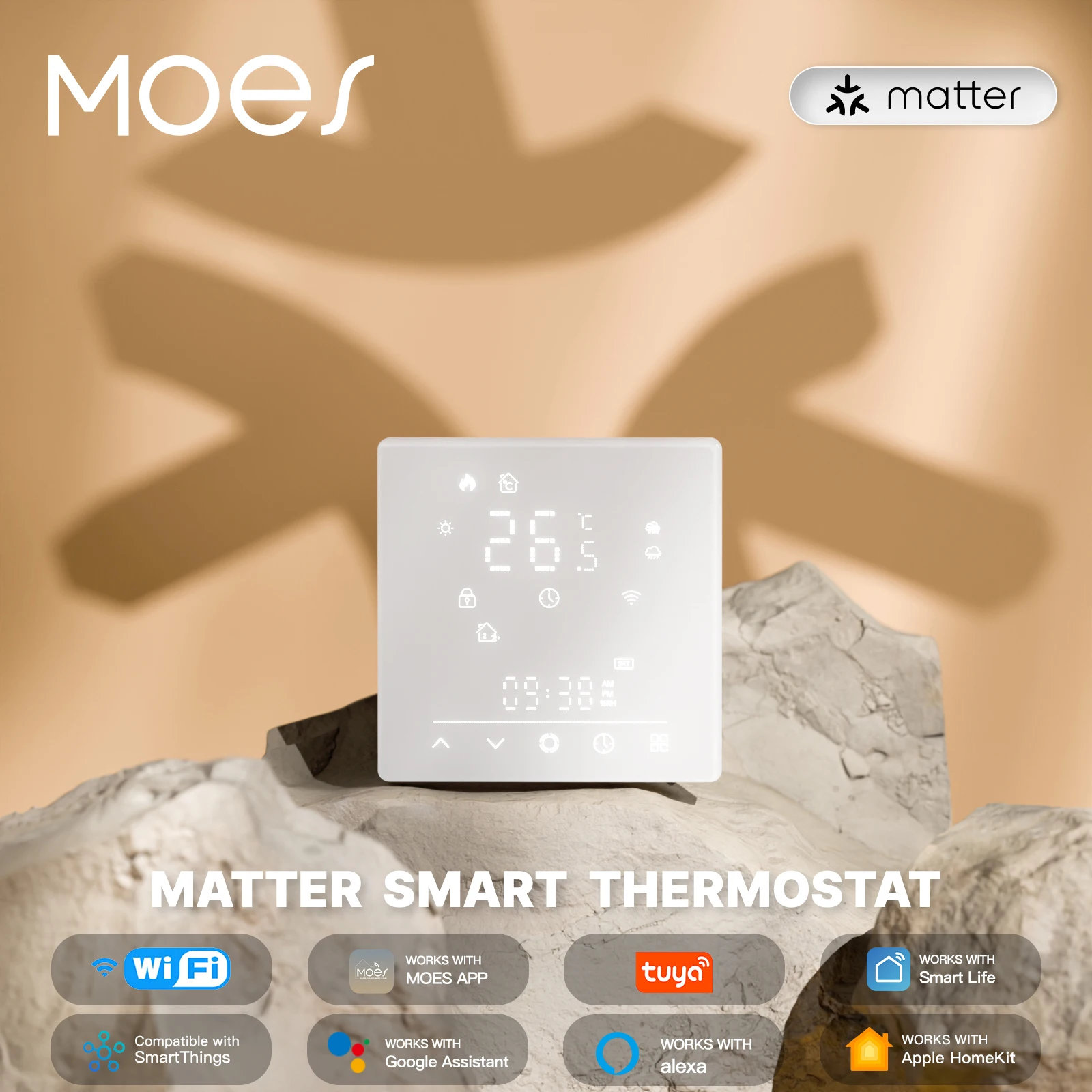 Moes Termostato Matter over Thread
