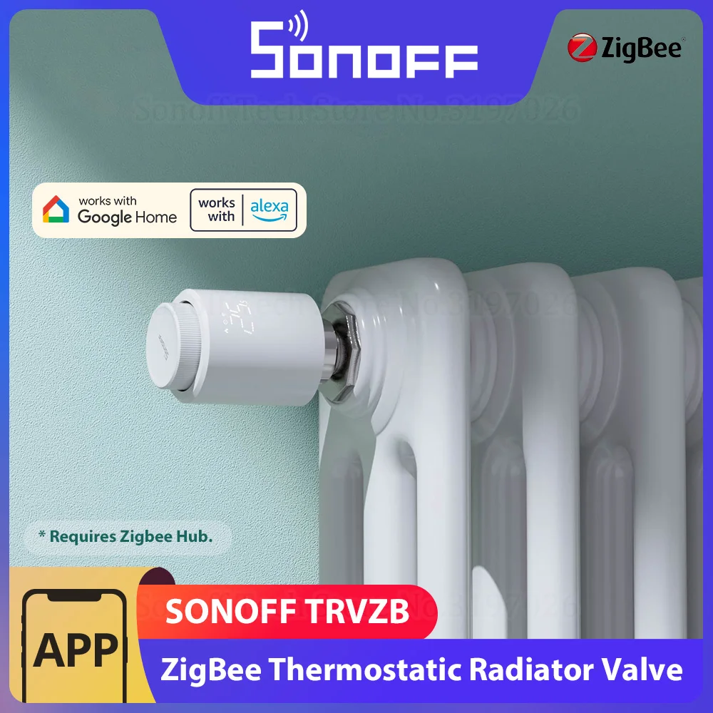 Sonoff TRVZB Válvula Termostática Zigbee